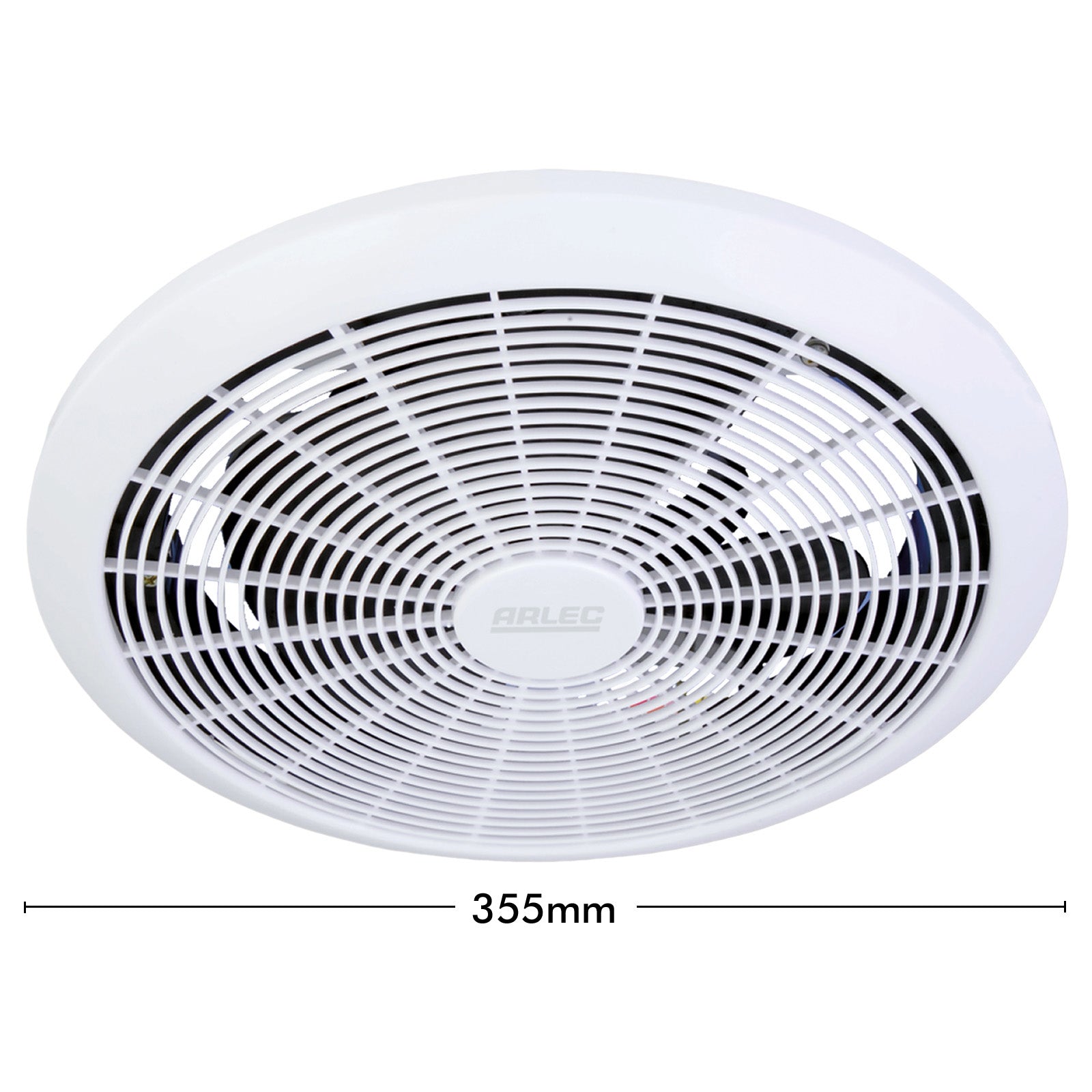 Arlec 250mm White Exhaust Fan – Ventilation Fan for Kitchen and Bathroom