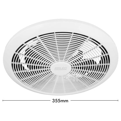 Arlec 250mm White Exhaust Fan – Ventilation Fan for Kitchen and Bathroom