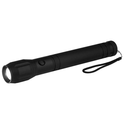 Arlec 280lm zoomable aluminium torch – T6 LED with 3D battery, durable and bright