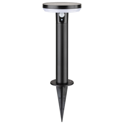Arlec 28cm solar LED post light – 400 lumen motion sensor outdoor lighting with 3 modes and IP44 rating