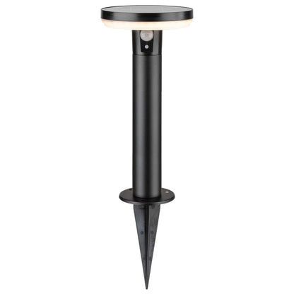 Arlec 28cm solar LED post light – 400 lumen motion sensor outdoor lighting with 3 modes and IP44 rating