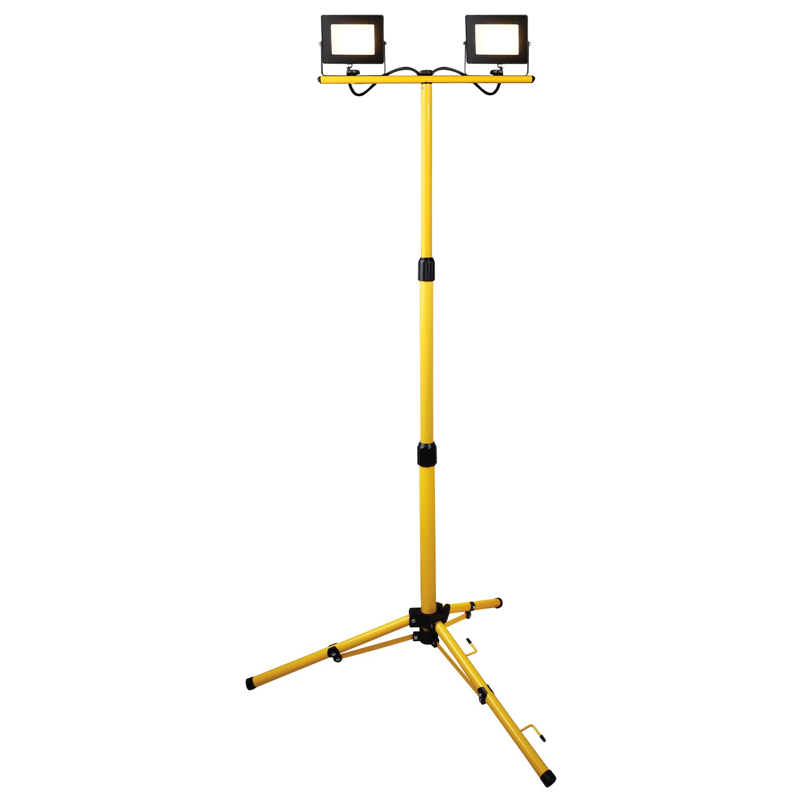 Arlec 2x20W LED tripod work light – 4000lm warm white for indoor/outdoor use