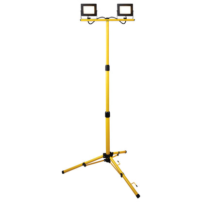 Arlec 2x20W LED tripod work light – 4000lm warm white for indoor/outdoor use