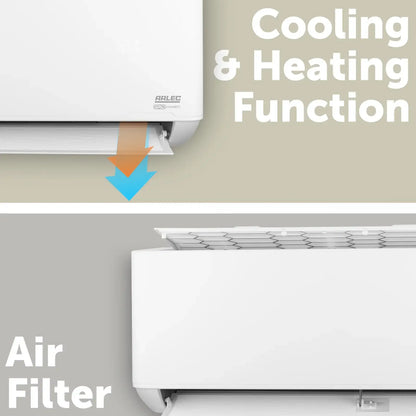 Arlec 3.5kW Grid Connect Smart Rayton Split System Air Con Inverter – smart air conditioner, split system inverter, energy efficient cooling - best cooling solutions