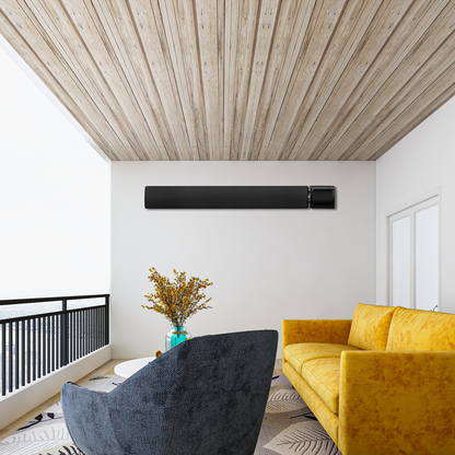 arlec 3000w smart radiant strip heater – outdoor heating solution; grid connect wall-mounted heater; high-performance radiant heater