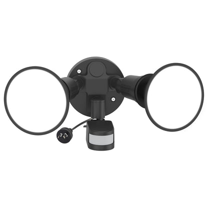 Arlec 30W twin LED PAR38 floodlight – DIY motion sensor light with plug, 3200 lumens and adjustable settings