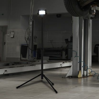30W LED worklight with adjustable tripod stand, portable design, IP65 rated