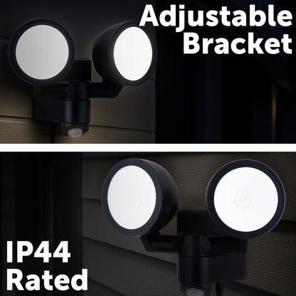 Arlec 330 Lumens LED Movement Activated Sensor Security Solar Light - solar powered light, motion sensor light, energy efficient LED, outdoor security light