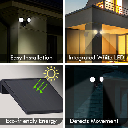 Arlec 330 Lumens LED Movement Activated Sensor Security Solar Light - solar powered light, motion sensor light, energy efficient LED, outdoor security light