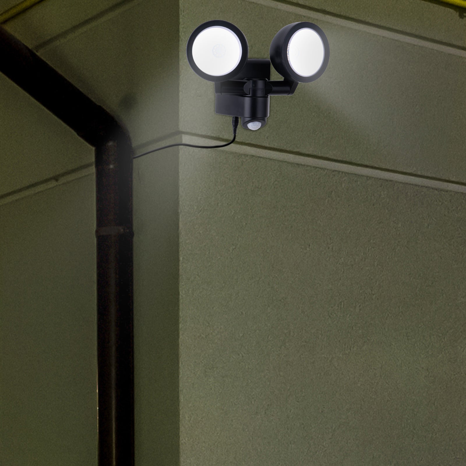 Arlec 330 Lumens LED Movement Activated Sensor Security Solar Light - solar powered light, motion sensor light, energy efficient LED, outdoor security light