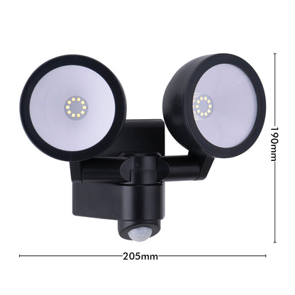 Arlec 330 Lumens LED Movement Activated Sensor Security Solar Light - solar powered light, motion sensor light, energy efficient LED, outdoor security light