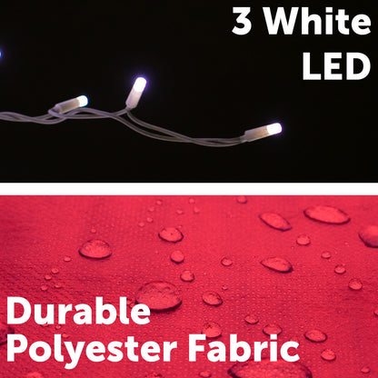 Arlec 3m inflatable Santa – low voltage Christmas yard decoration with LED lights and durable polyester design