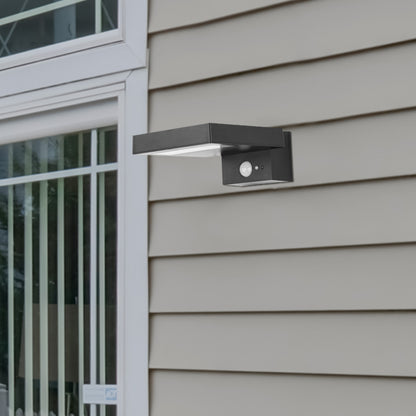 Arlec 400L Premium Solar LED Wall Light With Motion Sensor - solar powered light, motion sensor light, exterior wall light, energy efficient LED