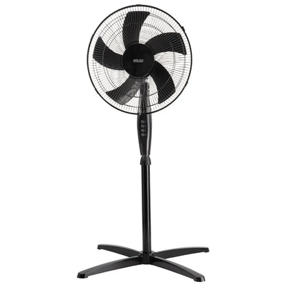 Arlec 40cm 5-blade pedestal fan with tilt head and cross base
