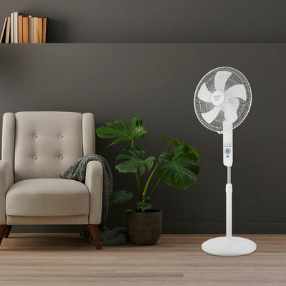 Arlec 40cm Smart Pedestal Fan with Remote – smart pedestal fan, adjustable pedestal fan, Grid Connect fan
