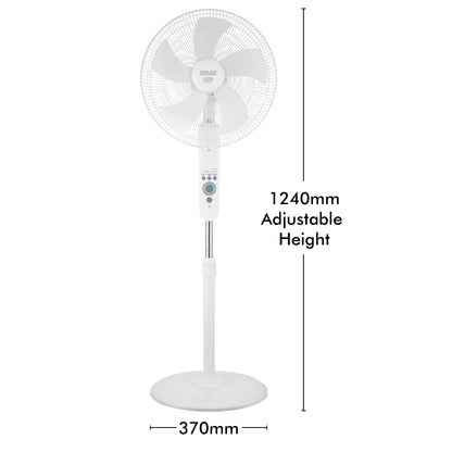 Arlec 40cm Smart Pedestal Fan with Remote – smart pedestal fan, adjustable pedestal fan, Grid Connect fan
