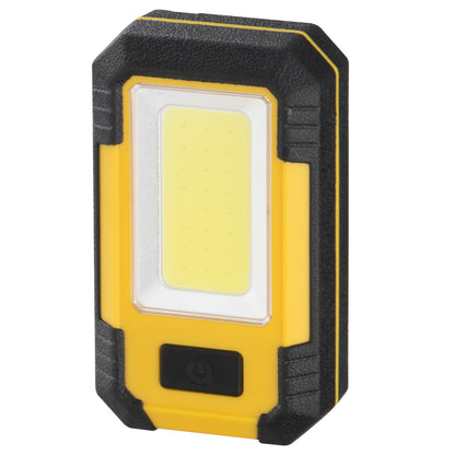 Arlec 450lm rechargeable COB LED work light torch – magnetic base, built-in stand