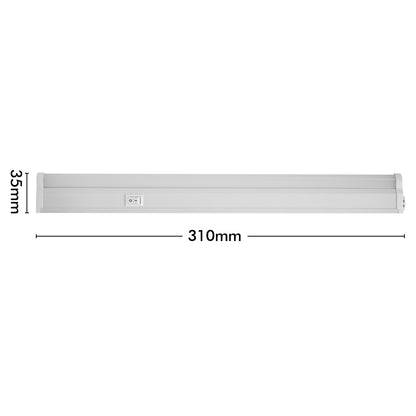 Arlec LED bar light with linkable design, slim DIY cabinet lighting solution, cool white strip light