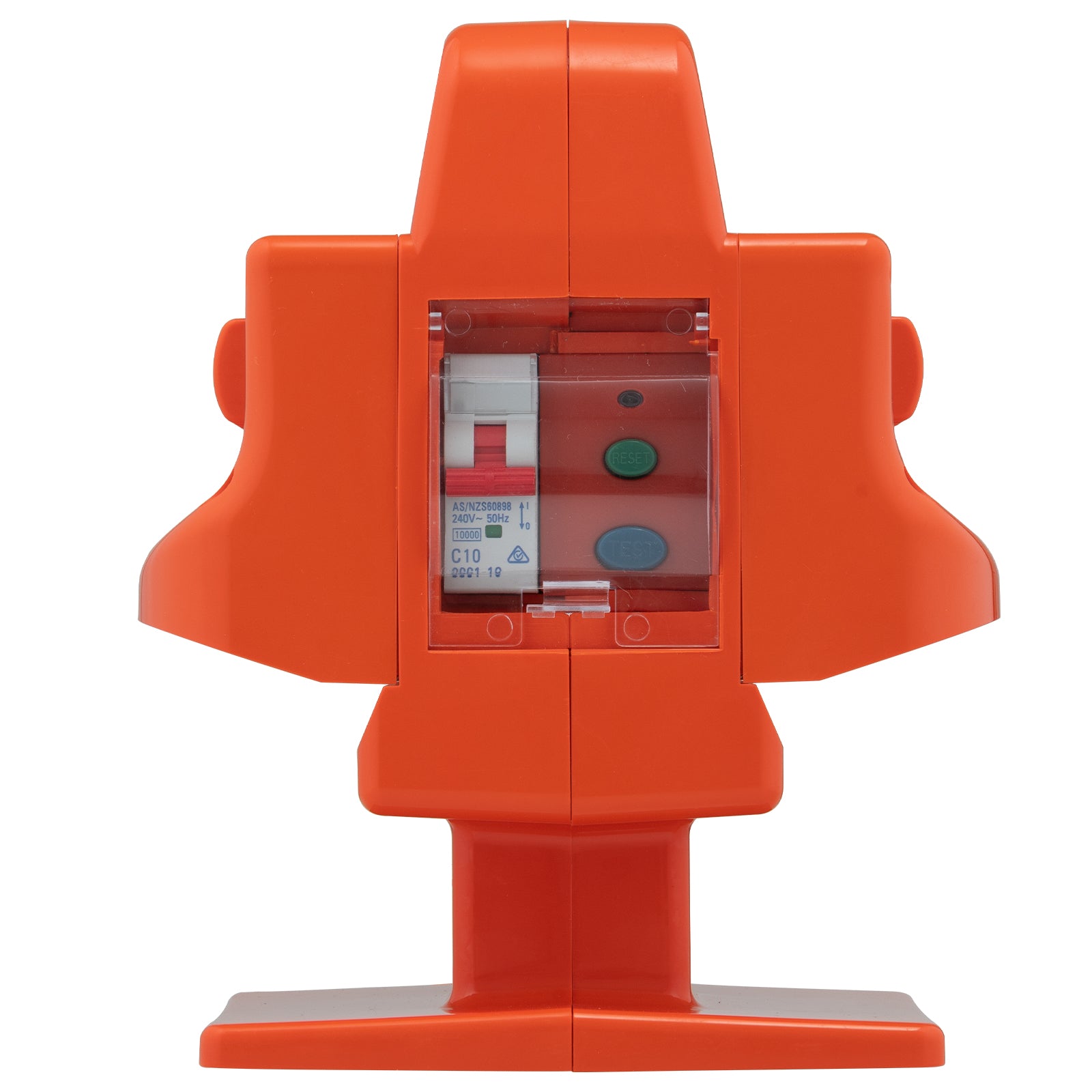 Arlec 4 Outlet Heavy Duty Power Block with FS RCD Safety Switch for job sites