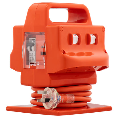 Arlec 10A Heavy Duty Power Block with Fast Charging USB C & Safety Switch