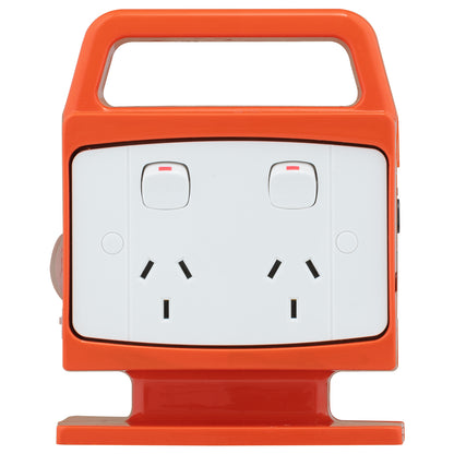 Arlec 4 Outlet Power Block with FS RCD Safety Switch for safe power access