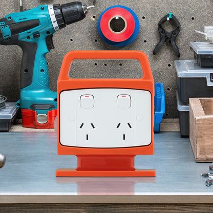 Arlec 4 Outlet Power Block with FS RCD Safety Switch for safe power access