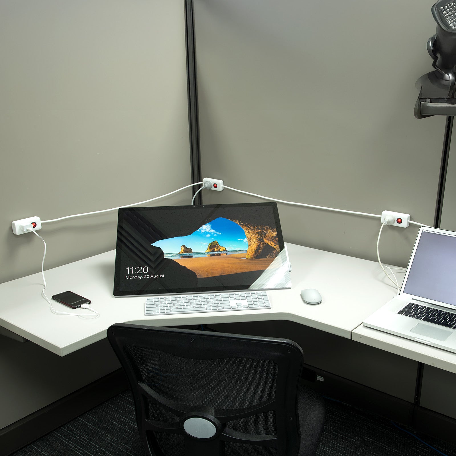 Arlec 4 outlet extension lead 4m – each with individual switches