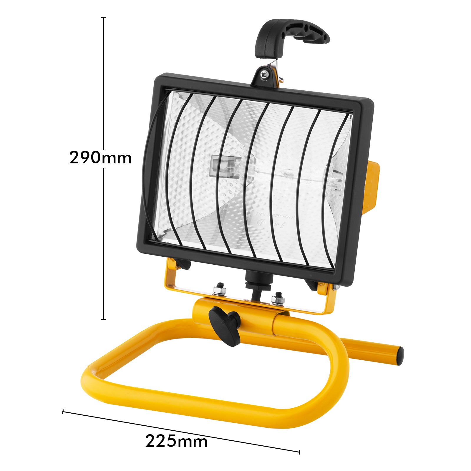 Arlec 500W portable halogen worklight – IP54 rated for indoor and temporary outdoor use