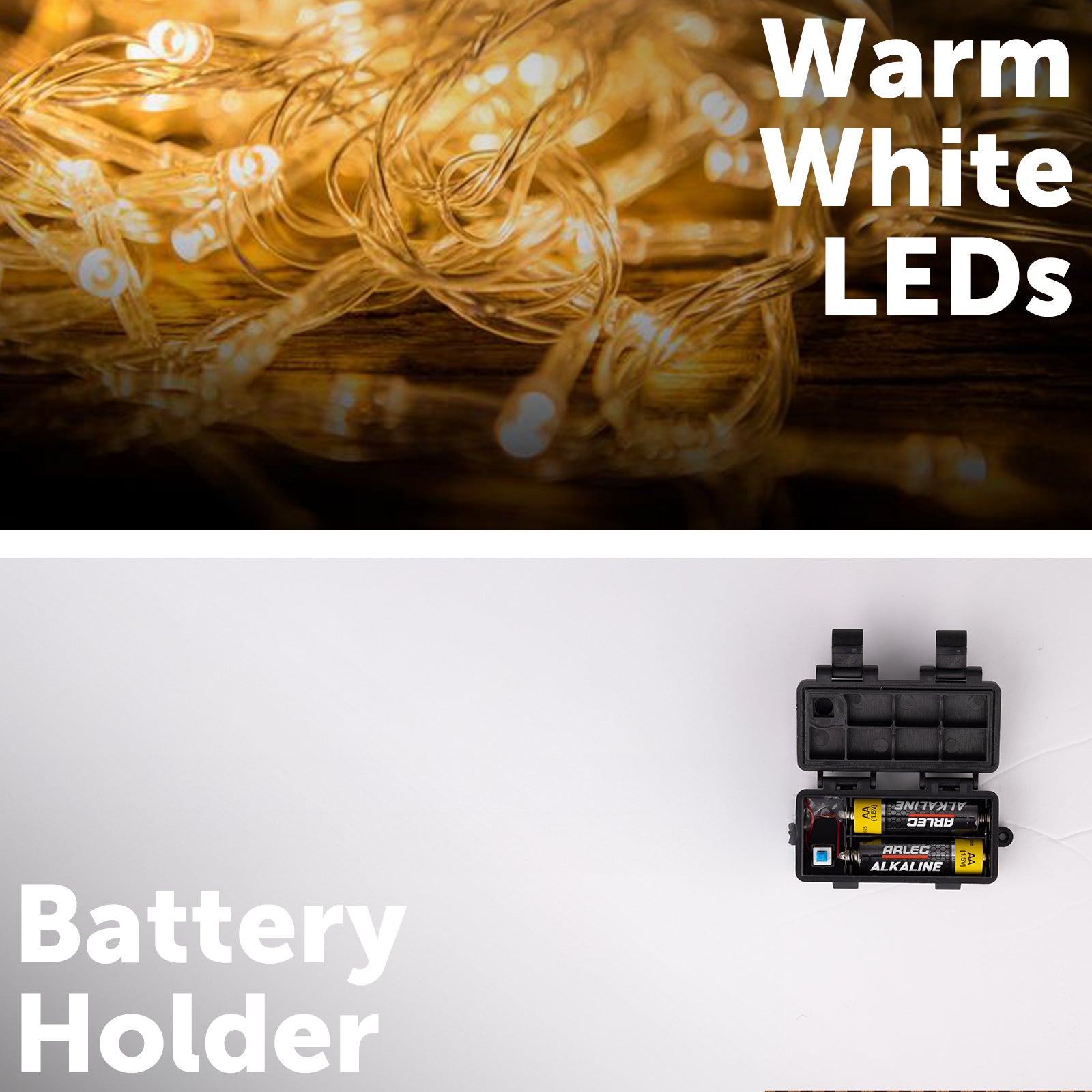 Arlec Halloween skeleton stake lights – 50cm battery operated LED decorations, pack of 2