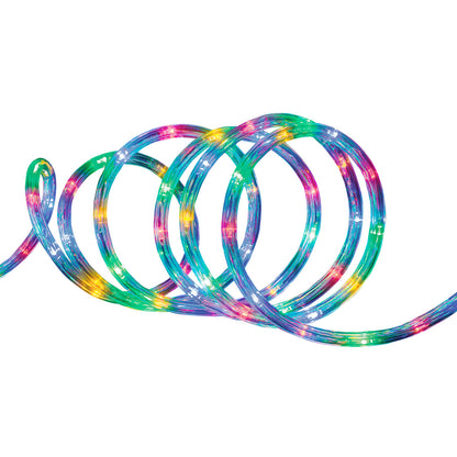 Arlec 50m multicolour LED rope light with 8-function controller and storage reel