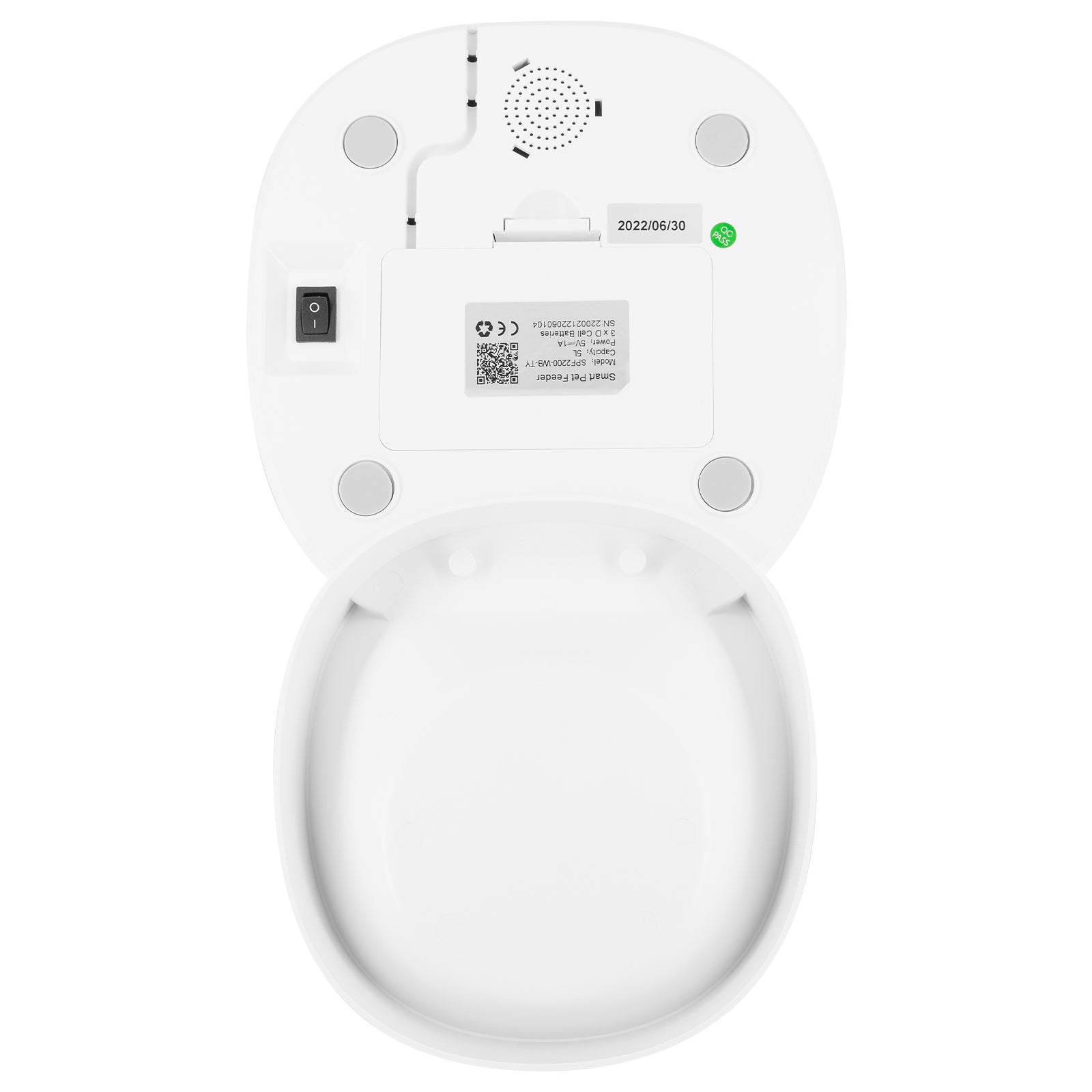 Arlec 5L Grid Connect Smart Pet Feeder – Wi-Fi smart pet feeder, automatic cat feeder, Grid Connect pet food dispenser