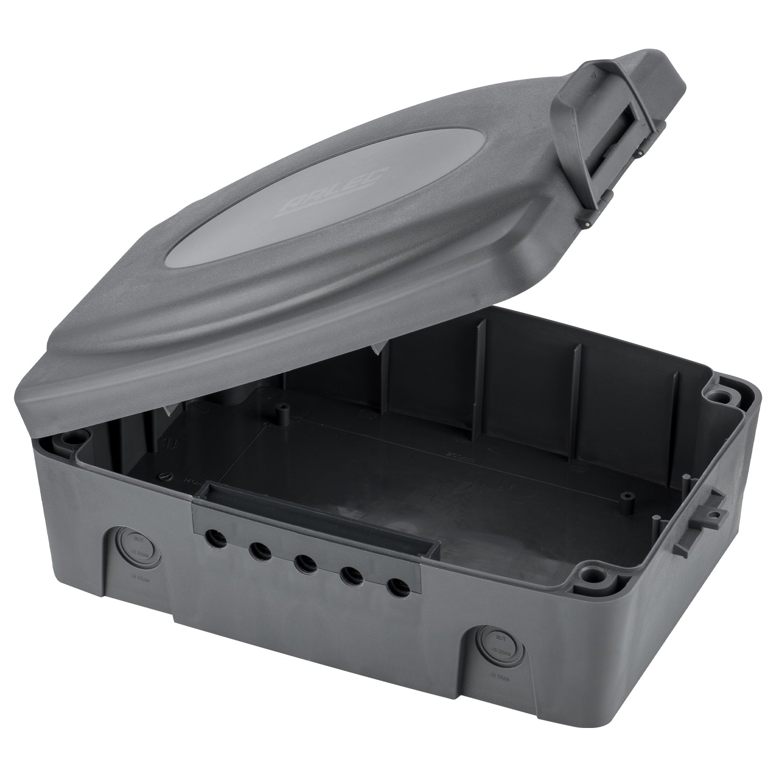 Weatherproof power box with 5 outlets – Arlec outdoor enclosure