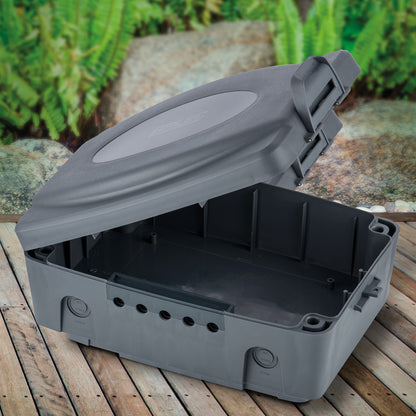 Weatherproof power box with 5 outlets – Arlec outdoor enclosure