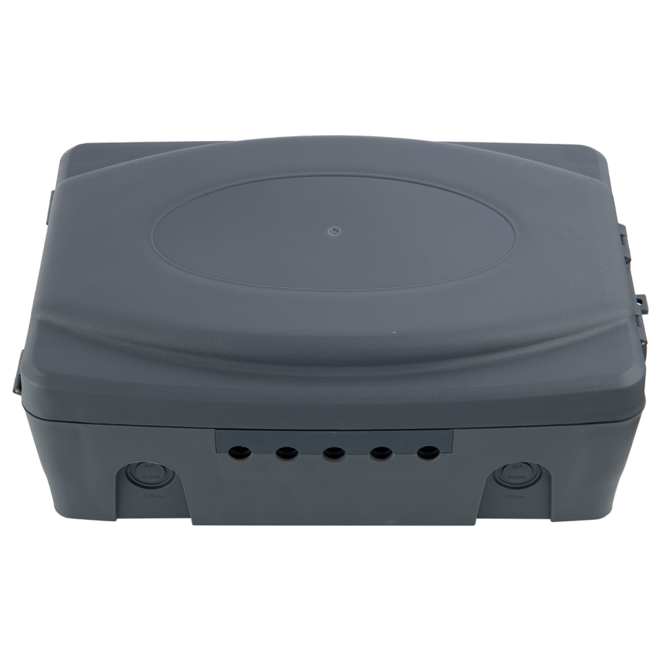 Weatherproof power box with 5 outlets – Arlec outdoor enclosure