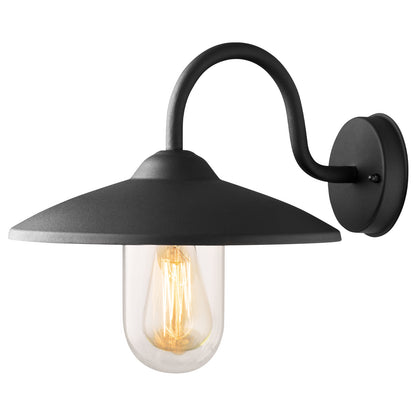 Arlec 60W Black Bristol Wall Farm Light - outdoor lighting solution