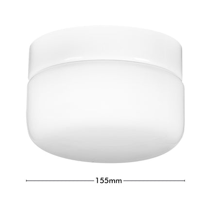 Arlec 60W White Clipper Ceiling Fan Light – Easy-Fit E27 Light Kit for Ceiling Fans