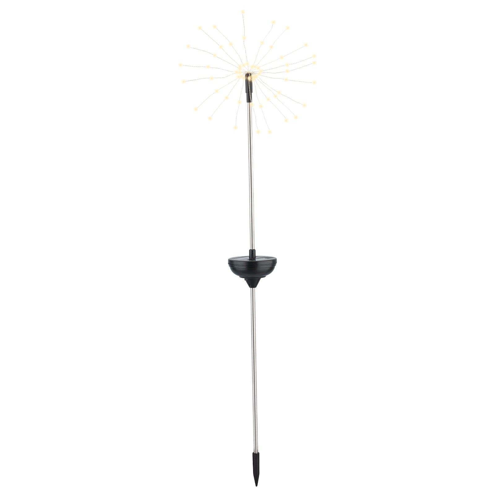 Arlec warm white LED starburst solar light – 60 LED decorative garden stake light with dusk sensor and IP44 rating