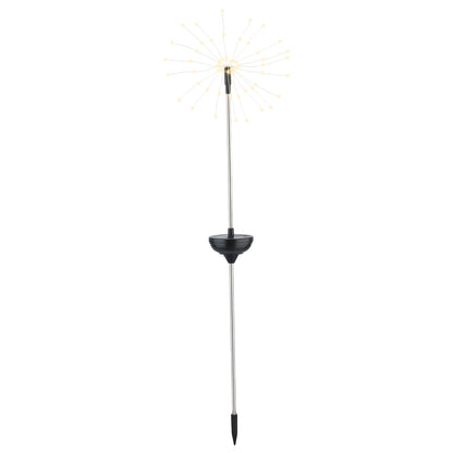 Arlec warm white LED starburst solar light – 60 LED decorative garden stake light with dusk sensor and IP44 rating