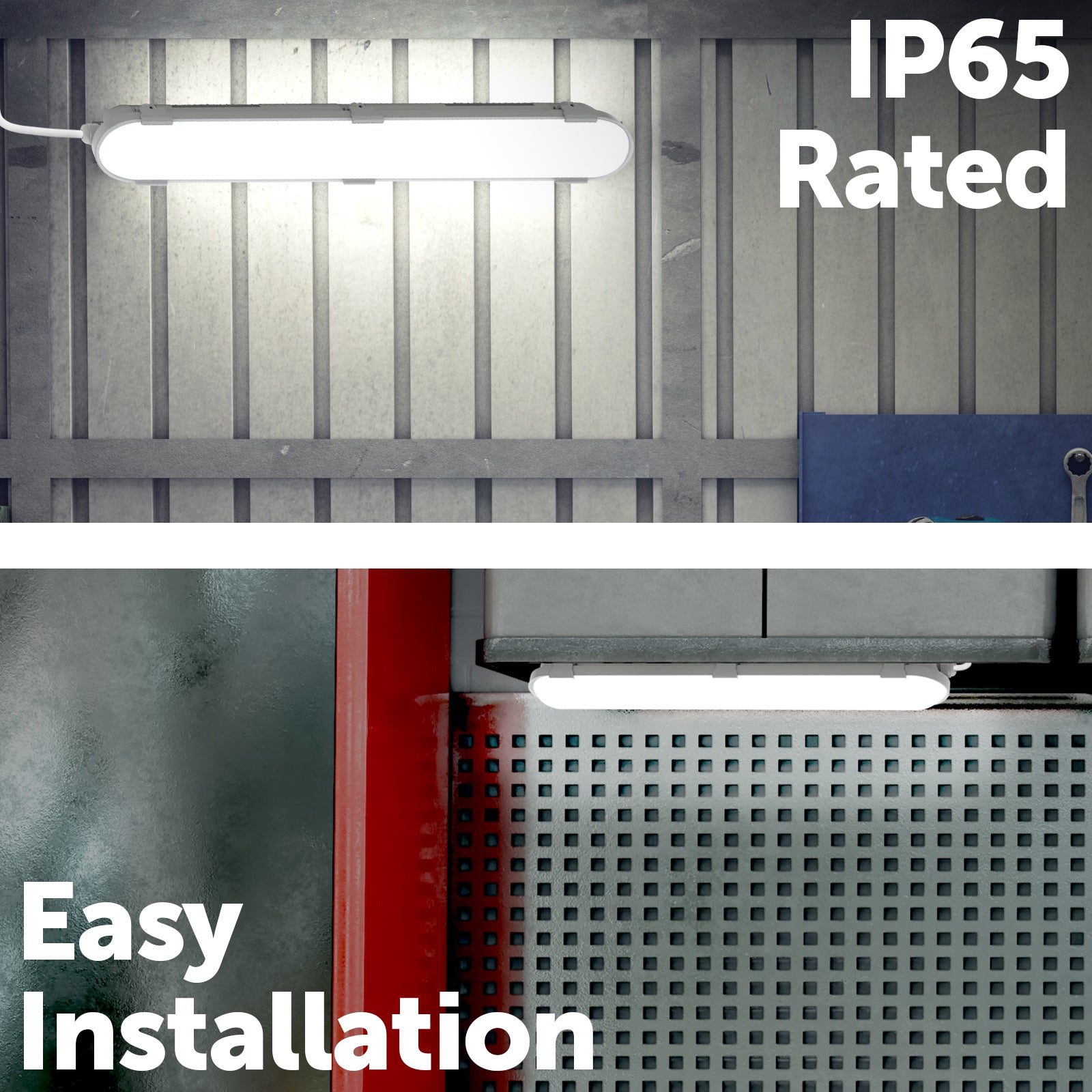 Arlec 60cm tri-proof LED batten – 20W tri-colour waterproof indoor outdoor lighting