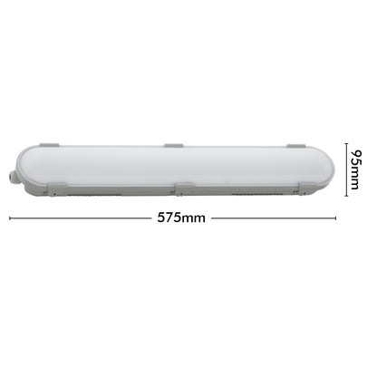 Arlec 60cm tri-proof LED batten – 20W tri-colour waterproof indoor outdoor lighting
