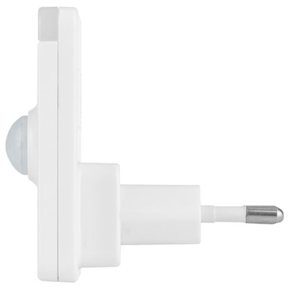 Arlec square plug-in motion sensor night light with warm white LED and auto shut-off