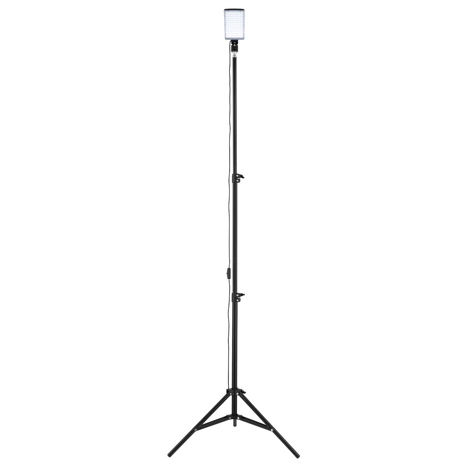 USB-powered utility work light with tripod, 650 lumens, adjustable LED head