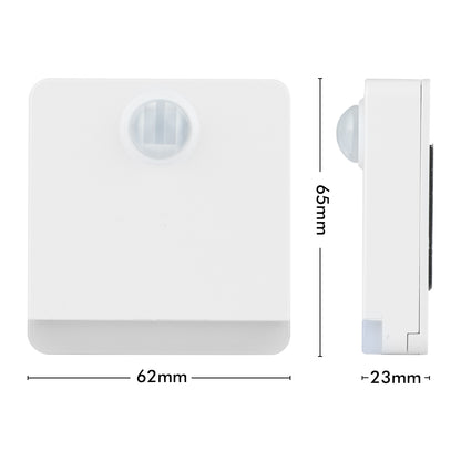 Arlec square white LED motion sensor night light with 3m range for indoor use