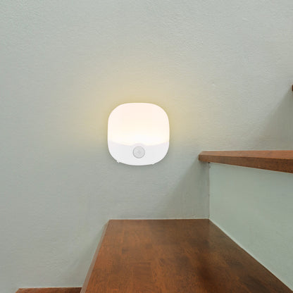 Arlec rechargeable square motion sensor LED night light, linkable indoor lamp