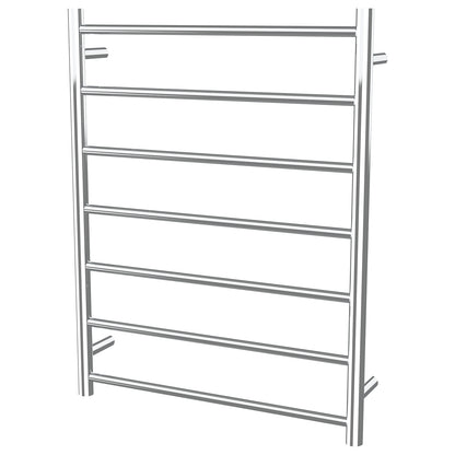 Arlec 68W 7 bar stainless steel heated towel rail for bathrooms