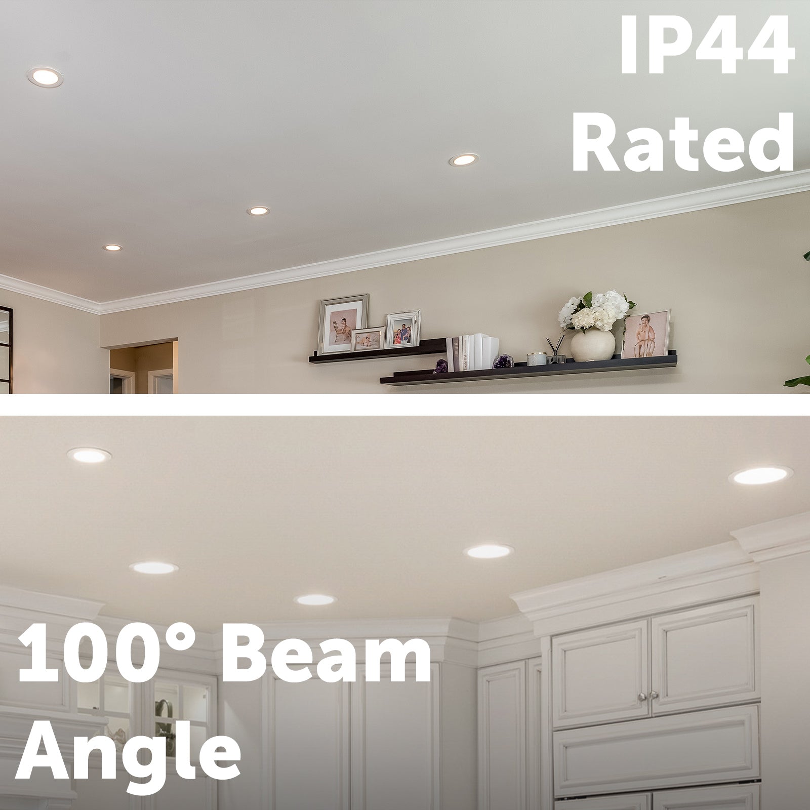 70mm Arlec 6W RGB+CCT LED downlight – smart Wi-Fi colour changing ceiling light
