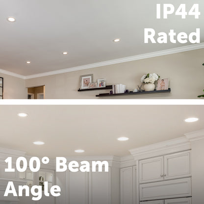 70mm Arlec 6W RGB+CCT LED downlight – smart Wi-Fi colour changing ceiling light