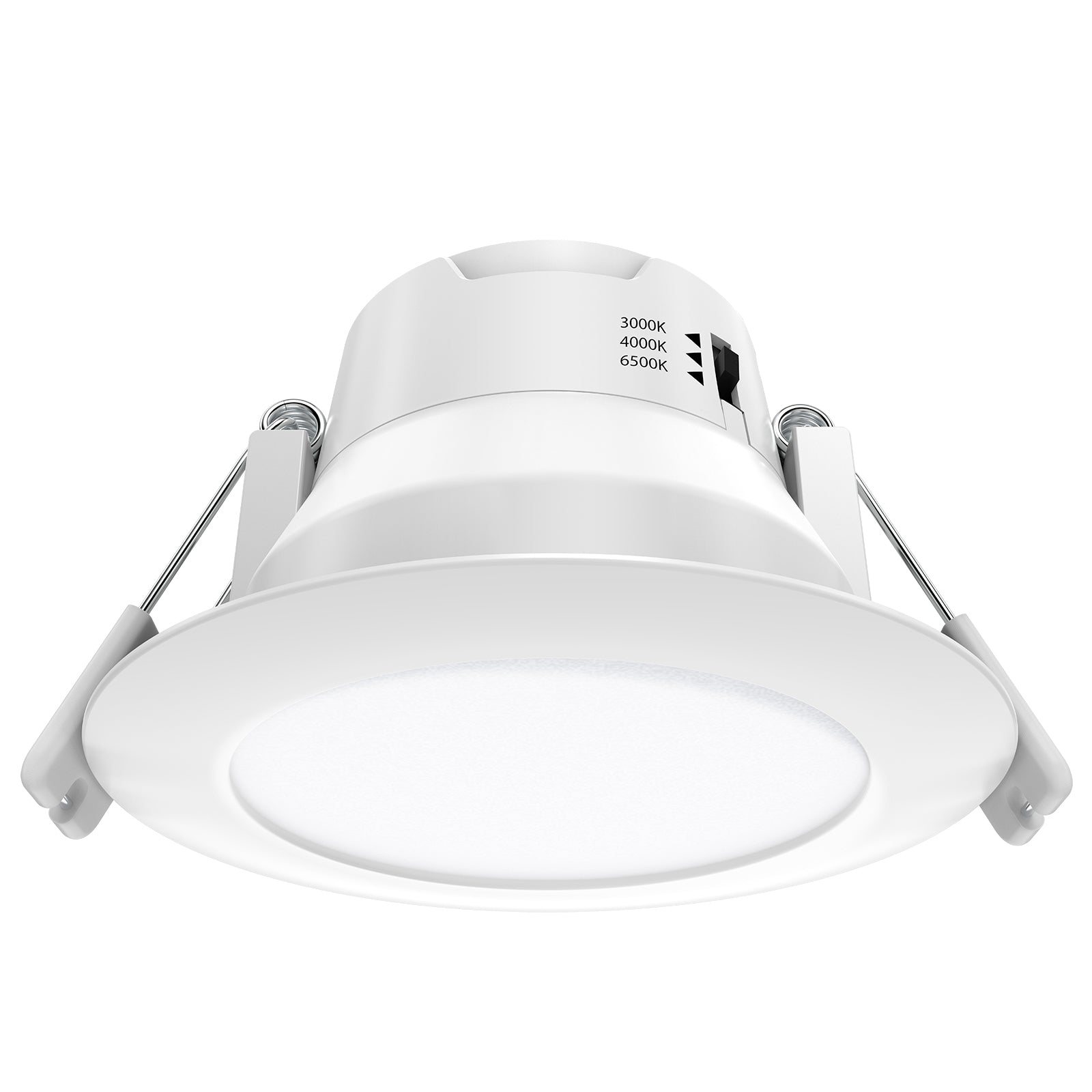 Arlec 6W dimmable tri-colour LED downlight, small cutout recessed light for ceilings