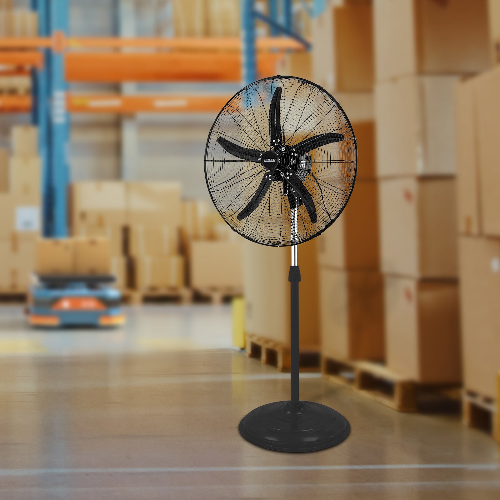 Arlec 70cm Industrial Pedestal Fan – Large Metal Fan for Commercial Spaces