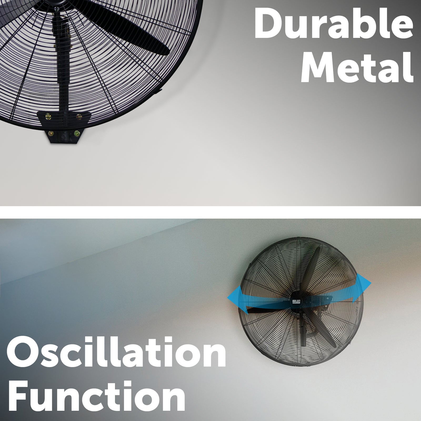 Arlec 75cm Industrial Wall Fan – Large Remote-Controlled Fan for Commercial Use